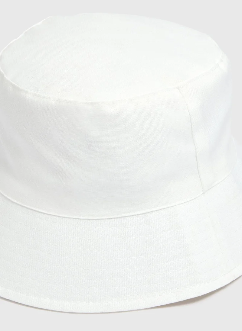 Matalan White Bucket Hat