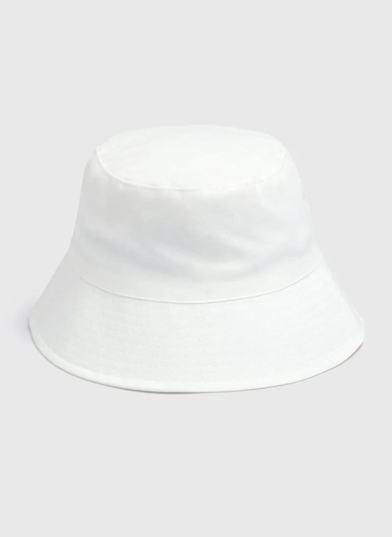 Matalan White Bucket Hat
