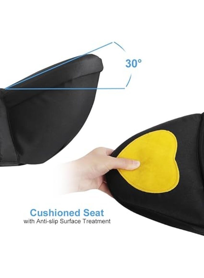 KASTWAVE Baby Hip Seat Carrier, Lightweight Waist Stool with Adjustable Strap and Pockets, Breathable Design, Hands-Free Hip Seat Carrier for 0-36 Months Babies - Image 3