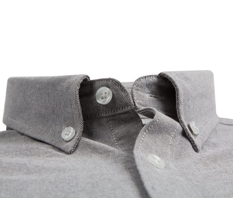 Double Pump Mens Button Down Shirts Cotton Long Sleeve Shirts Regular Fit (SL10A,M) - Image 2