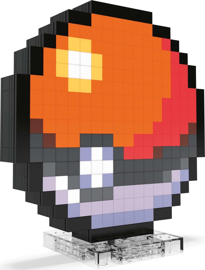 Mega Brands MEGA PokÃ©mon Action Figure Building Toys, Poke Ball with 381 Pieces, 6 Inches Tall, for Collectors - Image 3