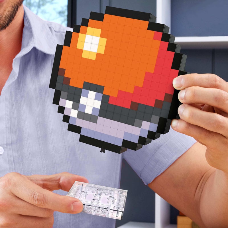 Mega Brands MEGA PokÃ©mon Action Figure Building Toys, Poke Ball with 381 Pieces, 6 Inches Tall, for Collectors - Image 4