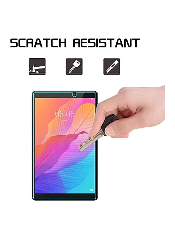 بروماس Huawei Matepad T8 8.0 بوصة طبقة من الزجاج المقوى، صلابة 9H مقاومة للانفجار، مضادة لبصمات الأصابع، عالية الوضوح، مضادة للخدش، مضادة للوهج - Image 3