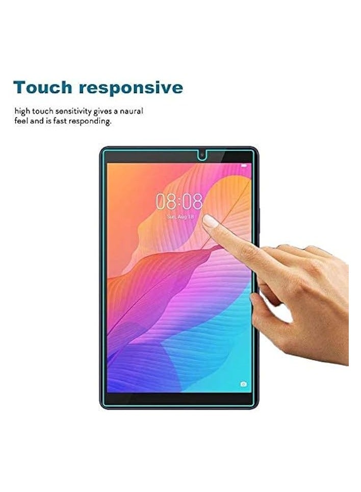 بروماس Huawei Matepad T8 8.0 بوصة طبقة من الزجاج المقوى، صلابة 9H مقاومة للانفجار، مضادة لبصمات الأصابع، عالية الوضوح، مضادة للخدش، مضادة للوهج - Image 4