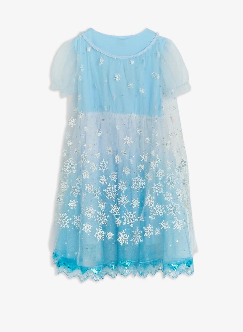 Pinata Blue Sequin Embellished Princess Dress - Image 3