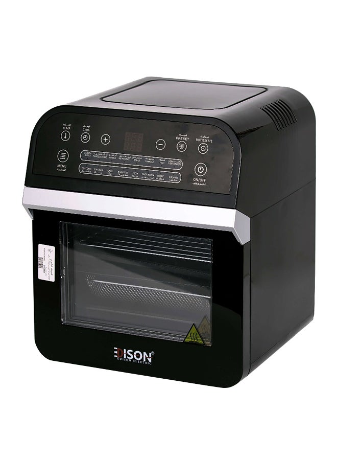EDISON Air Fryer 16 Functions 1600W 12L 12.0 L 1600.0 W 6285360269562 Black - Image 1