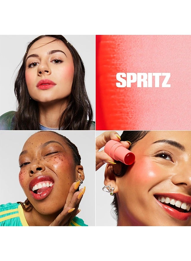 MILK MAKEUP Cooling Water Jelly Tint Lip + Cheek Blush Stain, Blush Stick for Cheeks, Jelly Blush Stick, Longlasting Non-Stick, Paraben-Free, 0.17 oz (Spritz) - Image 3