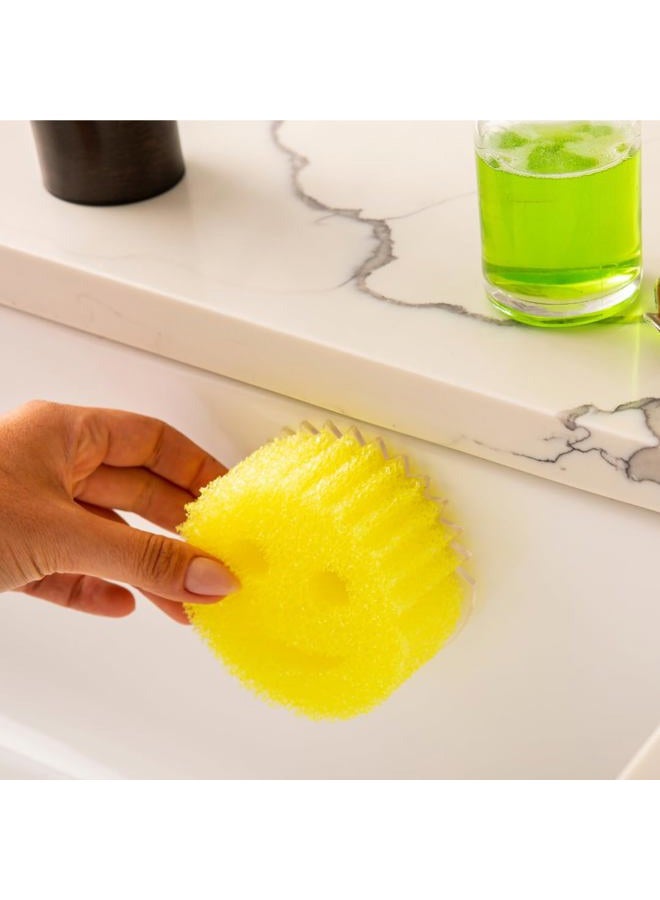 Scrub Daddy Holder for Sink - Scrub Daddy Caddy Dish Sponge Holder & Cleaning Organiser, Quick Dry Kitchen Accessory, Bathroom Sink Organiser, Washing Accessories, Under Sink Sponge Holder 2 Pack - Image 3