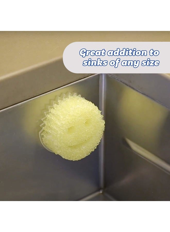 Scrub Daddy Holder for Sink - Scrub Daddy Caddy Dish Sponge Holder & Cleaning Organiser, Quick Dry Kitchen Accessory, Bathroom Sink Organiser, Washing Accessories, Under Sink Sponge Holder 2 Pack - Image 2
