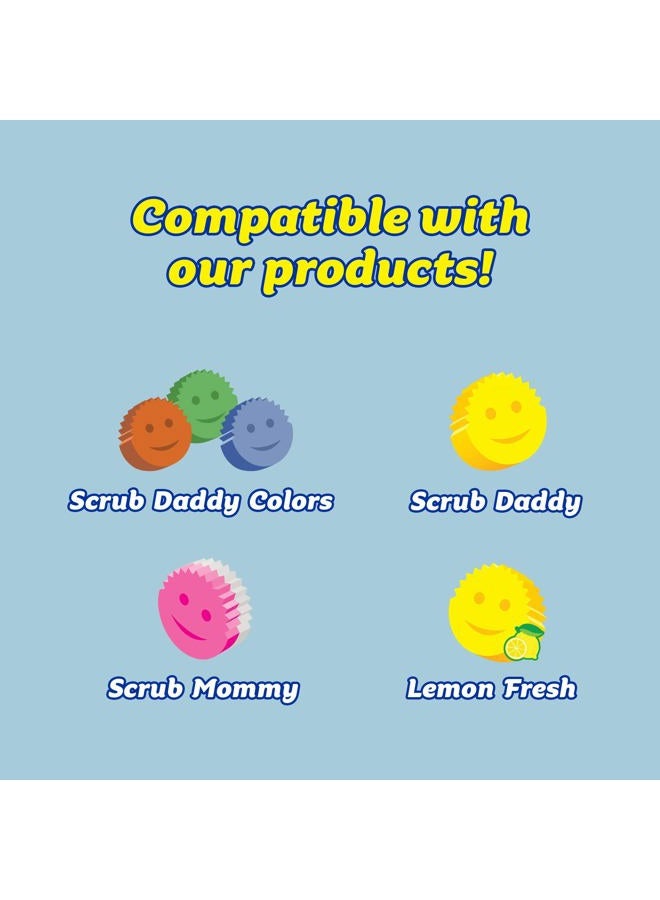 Scrub Daddy Holder for Sink - Scrub Daddy Caddy Dish Sponge Holder & Cleaning Organiser, Quick Dry Kitchen Accessory, Bathroom Sink Organiser, Washing Accessories, Under Sink Sponge Holder 2 Pack - Image 4