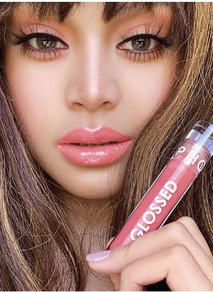 SEPHORA COLLECTION Glossed Lip Gloss 35. Confident - Pearly Finish, Glitter Finish & Hydrating Lip Gloss (5ml) – Lightweight, Non-Sticky & Long-Lasting Formula