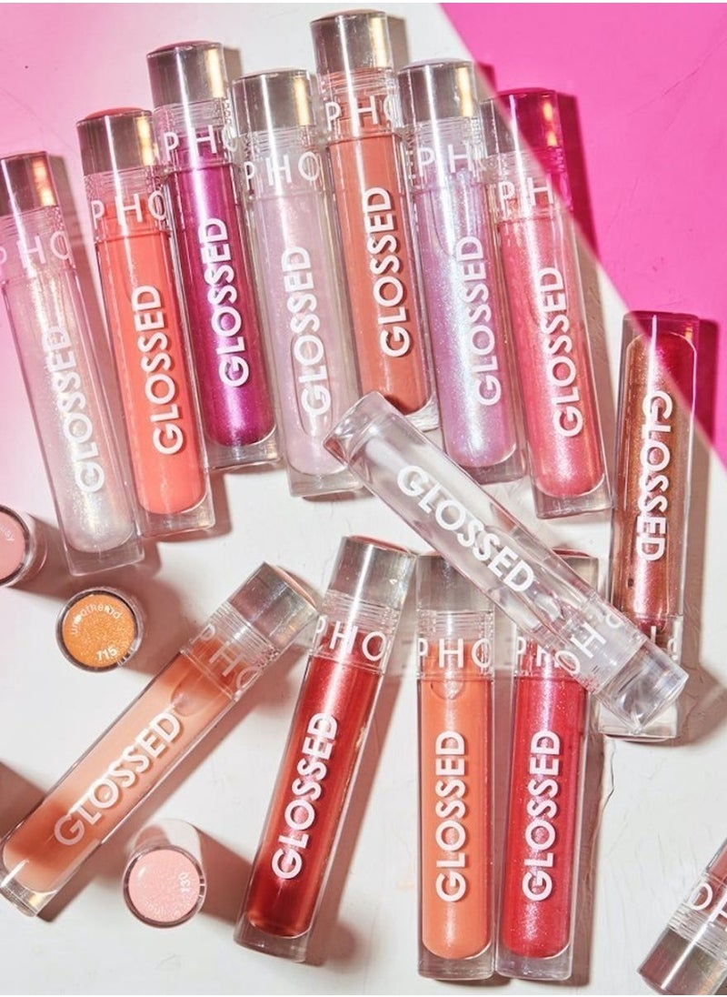SEPHORA COLLECTION Glossed Lip Gloss 35. Confident - Pearly Finish, Glitter Finish & Hydrating Lip Gloss (5ml) – Lightweight, Non-Sticky & Long-Lasting Formula