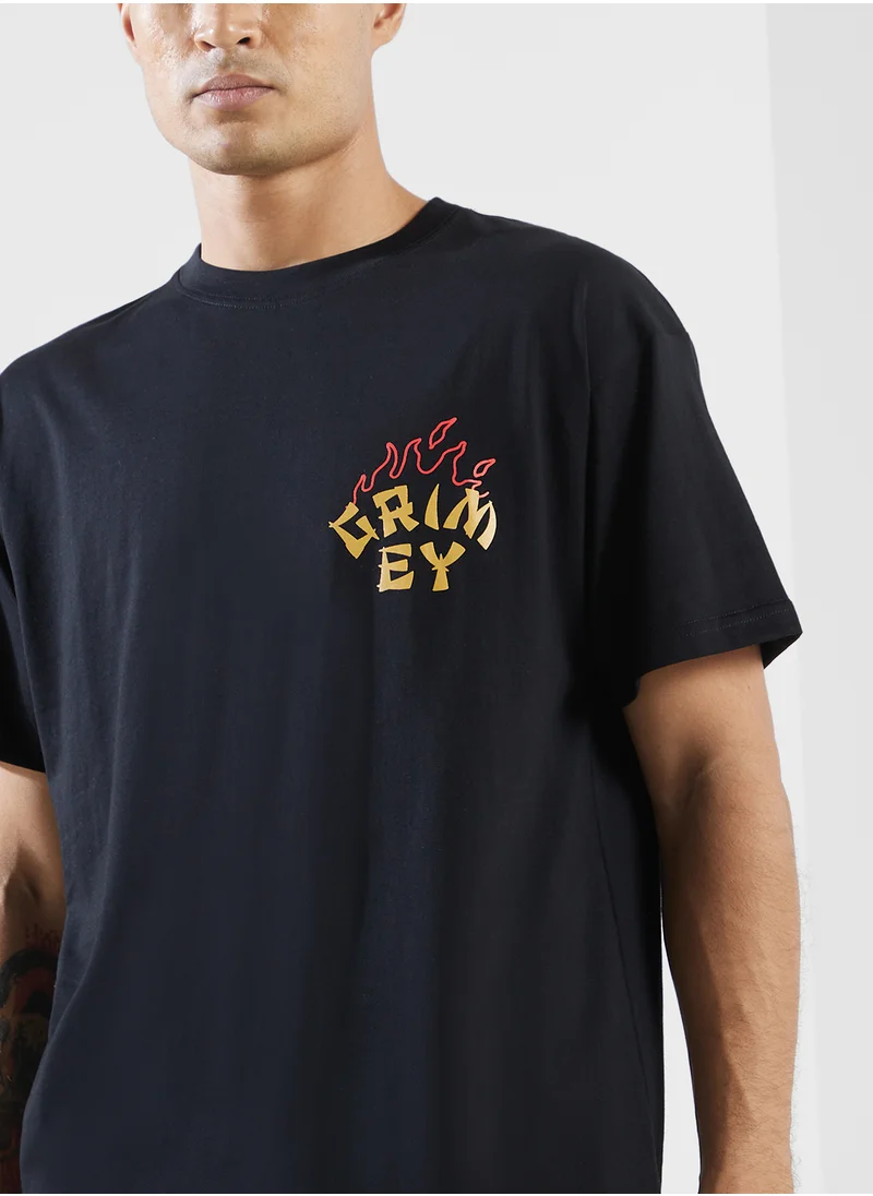 Grimey The Lucky Dragon Regular T-Shirt
