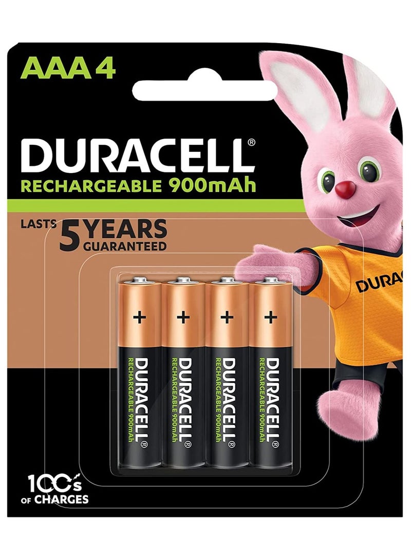 دوراسيل AAA 4-Cells 900mAh Ni-MH 1.2V HR03 - DX2400 Rechargeable Batteries - Image 1