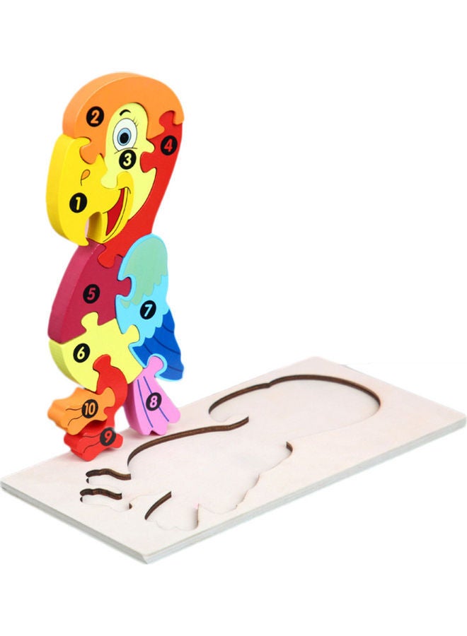 NIBEMINENT Parrot 3D Wooden Puzzle - Image 1