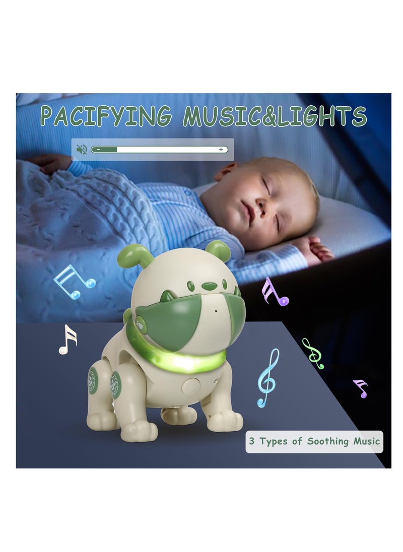 KASTWAVE - Robot Dog Toy for Kids, Remote Interactive Electronic Pets with Interactive Touch Sensors, LED Lights, Recording, Smart Dancing Walking RC Robot Puppy Dog for Kids Over 3, Green - Image 1