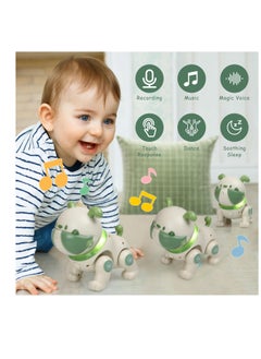 KASTWAVE Robot Dog Toy for Kids, Remote Interactive Electronic Pets with Interactive Touch Sensors, LED Lights, Recording, Smart Dancing Walking RC Robot Puppy Dog for Kids Over 3, Green  - Image 2