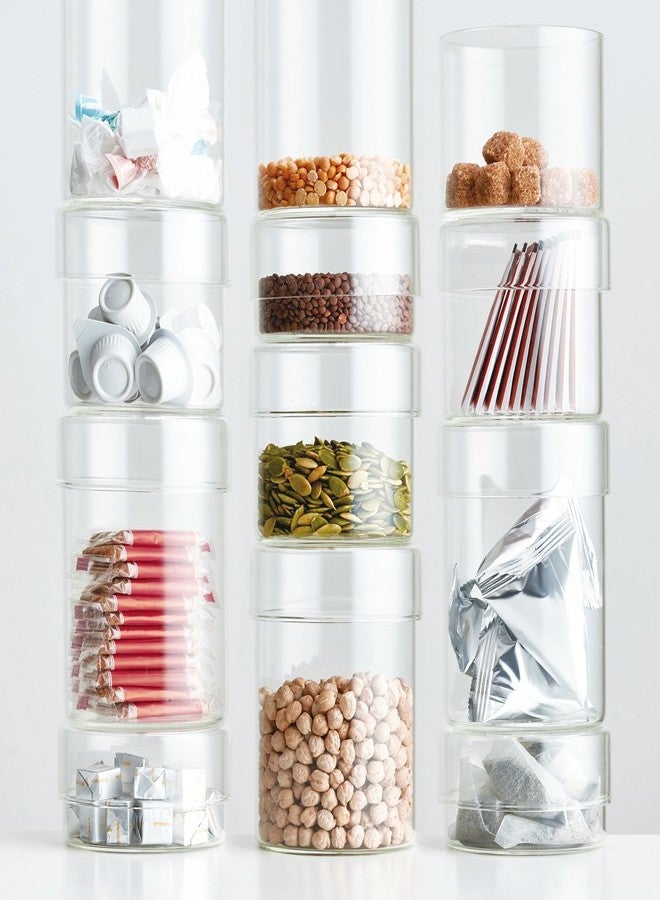 كينتو علبة زجاجية شفافة من كينتو 25762، أبعادها 3.9 × 3.3 بوصة (100 × 85 مم). - Image 2