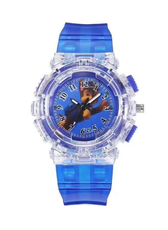 Cartoon Children's Watch, Children's Watch Toy with Light Effect, Kids Electronic Cartoon Watch for Kids 