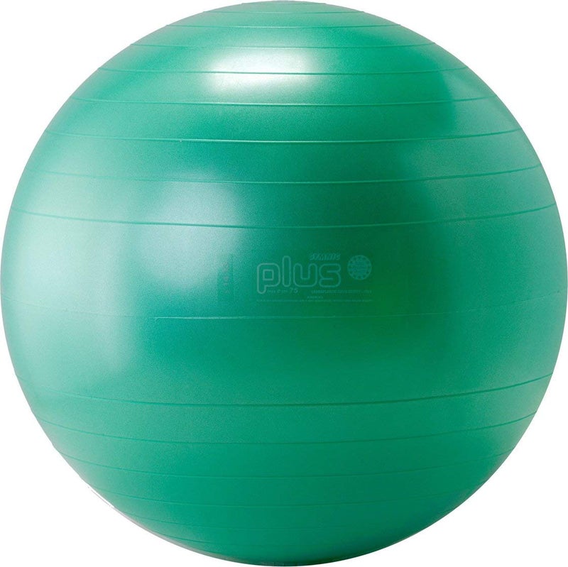 Gymnic Plus Burst-Resistant Exercise Ball, Green (75 cm) - Image 1