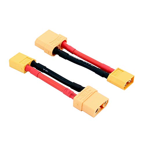 OliYin 3pcs Male XT60 to Female XT90 Connector Converter Adapter with 12awg 196inch WirePack of 3 - Image 5