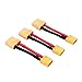OliYin 3pcs Male XT60 to Female XT90 Connector Converter Adapter with 12awg 196inch WirePack of 3 - Image 4