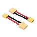OliYin 3pcs Male XT60 to Female XT90 Connector Converter Adapter with 12awg 196inch WirePack of 3 - Image 2