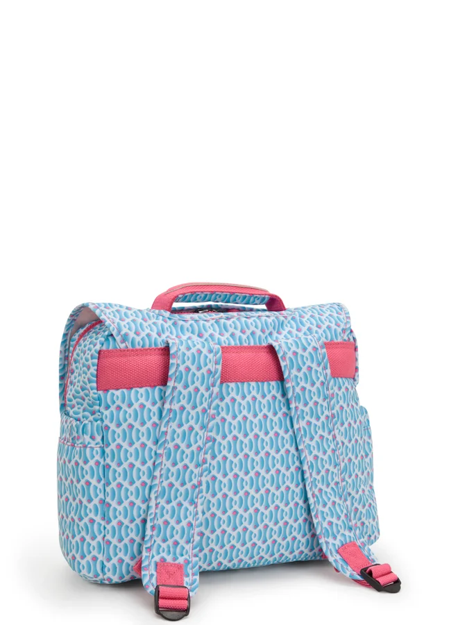 kipling Small School Bag With Adjustable Straps Female Dreamy Geo C Codie S