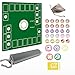 Extalas Playmat for Trading Card Game 2Player Trainer Mat with Damage Counters and Professional Storage Bag Green Large - Image 2
