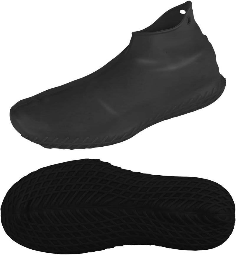 LEGELITE Reusable Silicone Waterproof Shoe Covers, No-Slip Silicone Rubber Shoe Protectors for Kids,Men and Women - Image 1