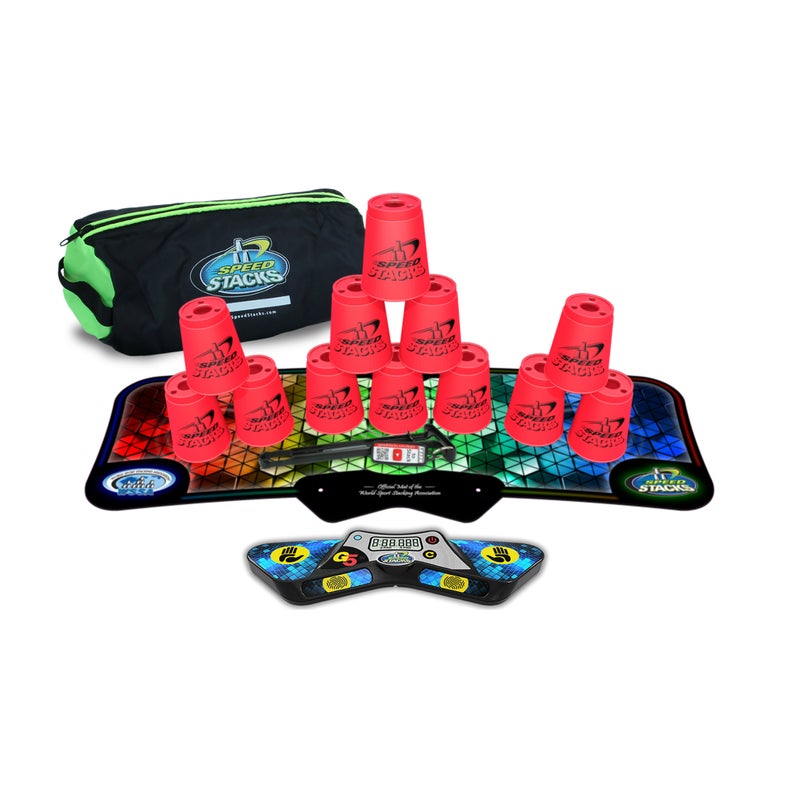 Speed Stacks Cup Set ST Sport Stacking 12-Piece Professional Set Neon Orange