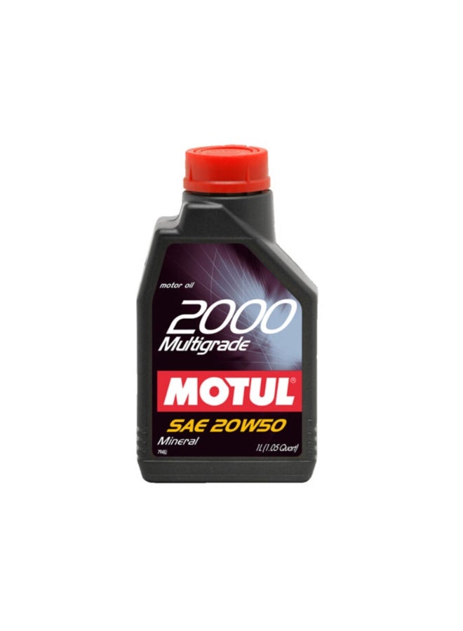 موتول زيت محرك موتول 2000 متعدد الدرجات 20W-50، 1 لتر