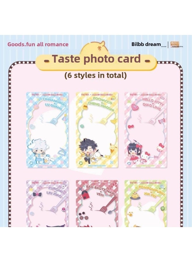 Collection Card Agency Time Agent Sanrio Acrylic Long Card Secret Language Time Joint Collection Card Animation Surrounding-Color:Time Agent Sanrio-10 Yuan Pack [full Box Of 10 Packs]  - Image 5