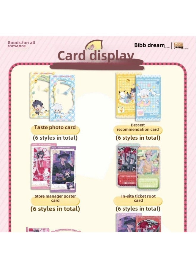 Collection Card Agency Time Agent Sanrio Acrylic Long Card Secret Language Time Joint Collection Card Animation Surrounding-Color:Time Agent Sanrio-10 Yuan Pack [full Box Of 10 Packs]  - Image 4