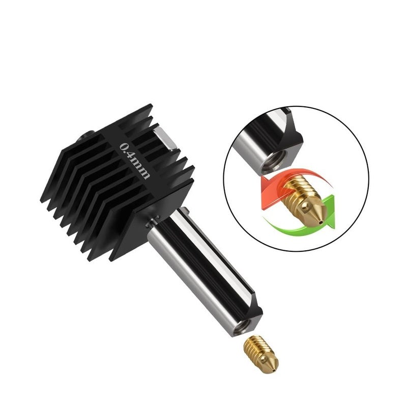 Bambu Lab A1 and A1 Mini Upgrade Hotend Nozzle Kit 4pcs BR 2468 Nozzle - Image 5