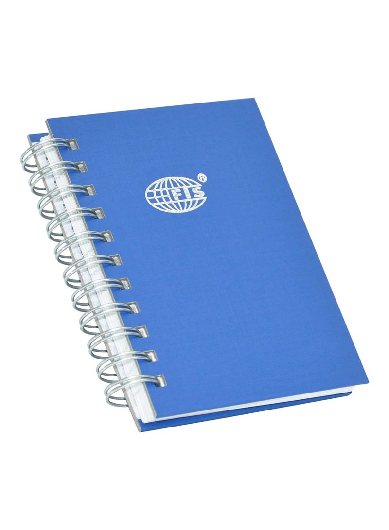 FIS 5 PCS Manuscript Notebooks Set, 8 mm Single Ruled with Spiral, A7 (74 x 105 mm), 2 Quire 5 x 96 Sheets - FSMNA72QSB_5PC - Image 3