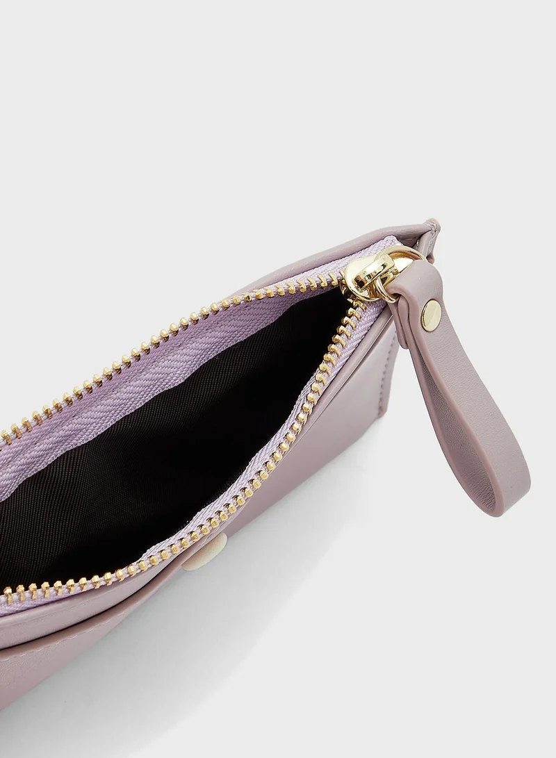 ELLA Zip Top Cardholder Wallet
