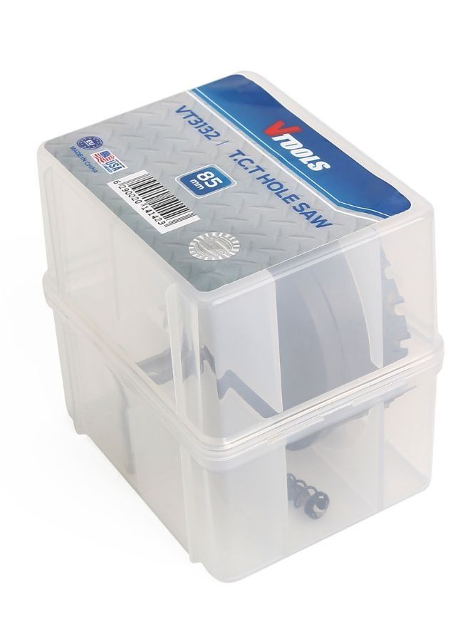 VTOOLS 85mm TCT Hole Saw Cutter with Pilot Drill Bit - Image 2