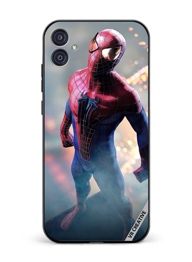 VR CREATIVE Protective Case Cover For Samsung Galaxy M04/F04 Spiderman Design Multicolour - Image 1