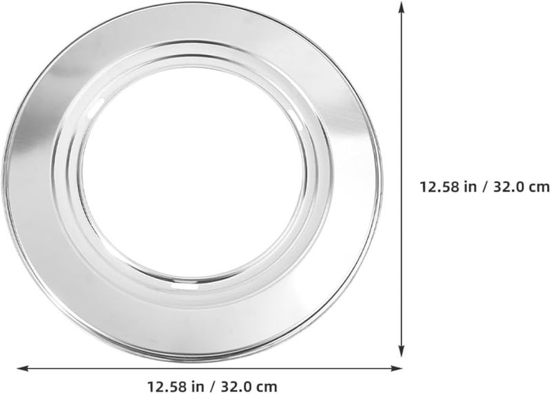 حلقة محول رف بخار من الفولاذ المقاوم للصدأ متعددة الوظائف للزلابية والخضروات واللحوم - Image 3