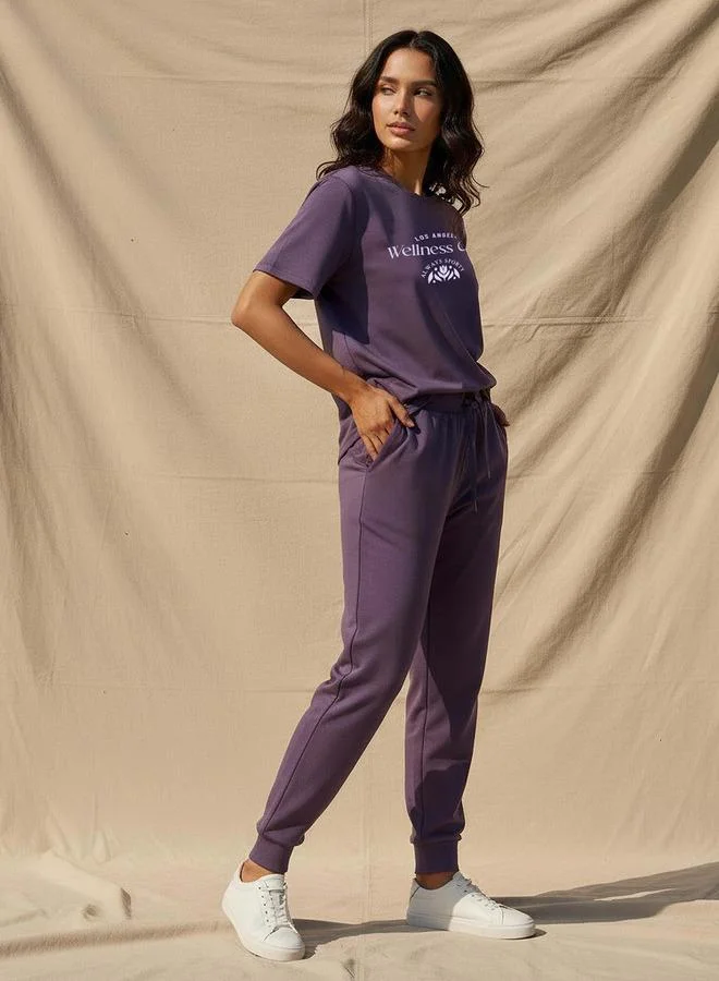Splash Active  Women Soft Touch Drawstring Waist Joggers for Women | Best Price UAE