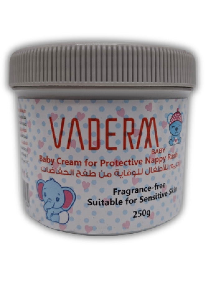 VADERM BABY CREAM PROTECTIVE NAPPY RASH 250G - Image 1