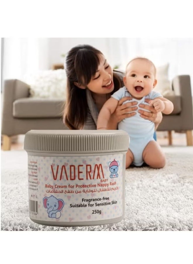 VADERM BABY CREAM PROTECTIVE NAPPY RASH 250G - Image 2