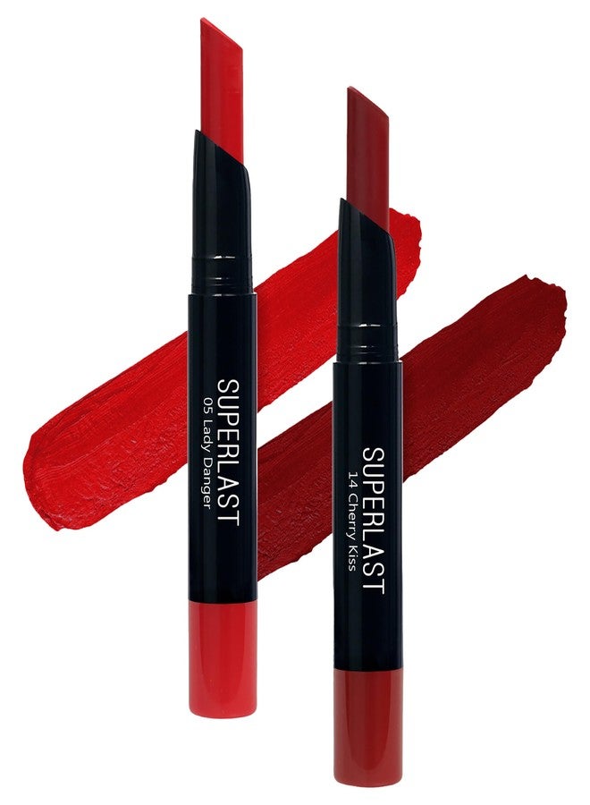 ME-ON Superlast Lipstick (Shade 05,14) Matte Finish - Image 1