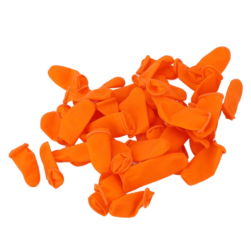 100Pcs Latex Finger Cots Large Size Disposable Non Static Non Slip Wear Resistant Protective Covers - Image 5