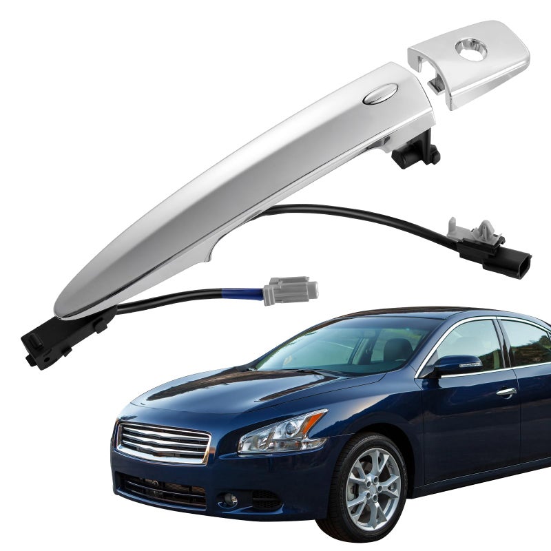 ISINSWIFT Exterior Chrome Door Handle Front Left Driver Side fit for Nissan Sentra 20132018 fit for Nissan Murano Maxima 20092014 fit for Nissan Leaf 20112017 Replace806469N00A 806451AA0A - Image 3