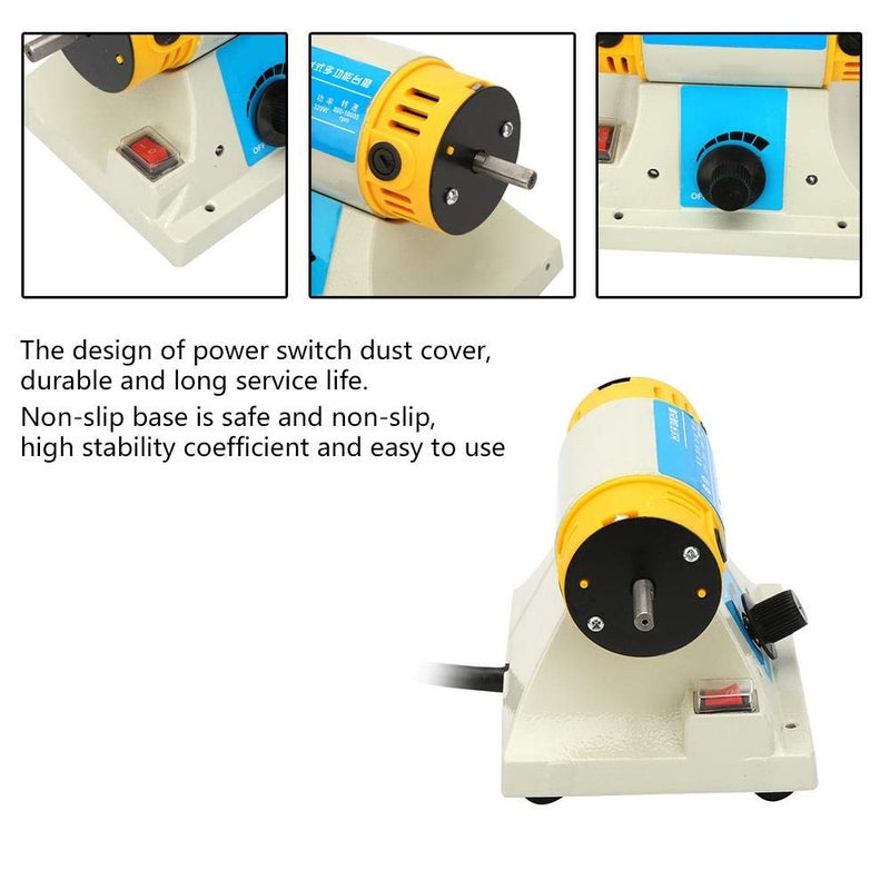 klarako Electric Chisel Carving Tool,Multifunction Electric Wood Carving Machine Woodworking Chisel for Wood Furniture Sculpture Antique Floor Sculpture and Other Sculptures (US Plug) - Image 4