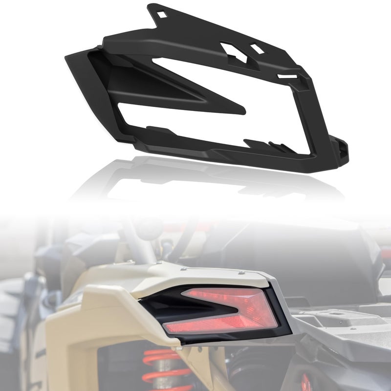 SAUTVS Left Driver Side Tail light Cover Rear Brake Stop Light TailLight Cover Bezel Panel for CanAm Maverick X3 XDS XRS Max Turbo R 20172025 Accessories1PC Replace 705010686