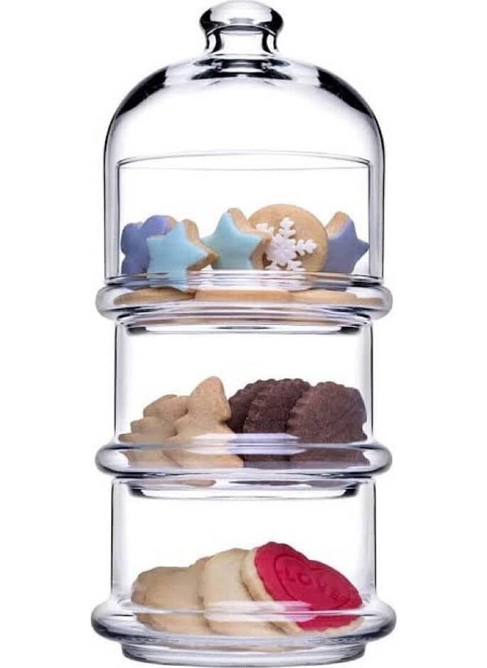 Paşabahçe 96815 Villa Patisserie 3-Tier Cookie Holder 