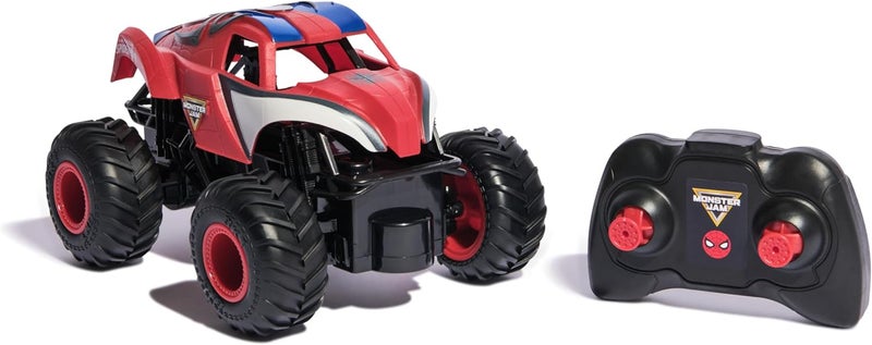 Monster Jam , Marvel Spider-Man RC Indoor Outdoor RC Truck 1:24 Scale 3+ Years - Image 1